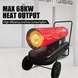 DS BD Industrial Fan Heater 68kW Diesel Kerosene Space Forced Air Blower