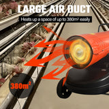 DS BD Industrial Fan Heater 58kW Diesel Kerosene Warm Space Air Blower Workshop