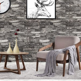DS BS 5Pcs 3D Brick Self Adhesive Wallpaper Panels 70X75CM-Marble