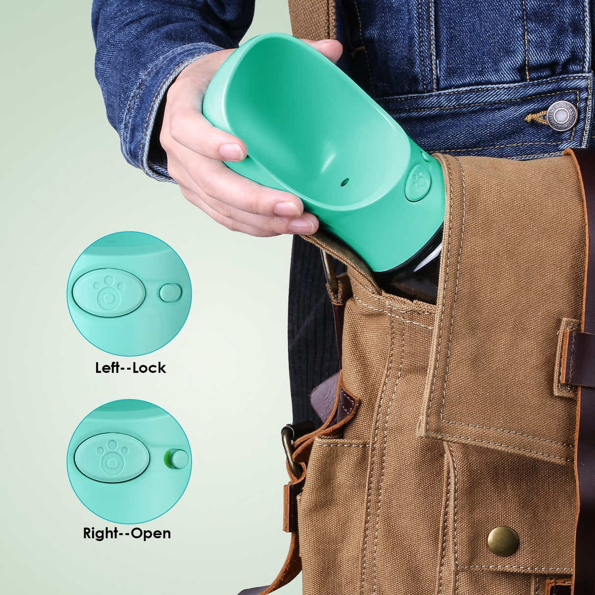 DS BS Dog Water Bottle Pet Travel Water Bottle
