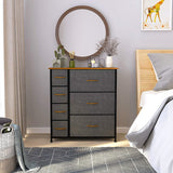 DS BS 7 Drawers Steel Frame Fabric Storage Tower