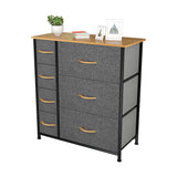 DS BS 7 Drawers Steel Frame Fabric Storage Tower