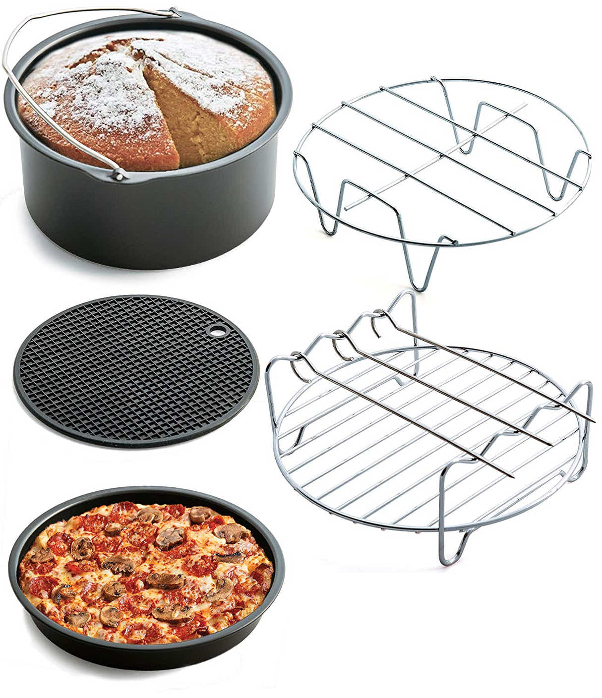 DS BS 8pc Air Fryer Accessories for Gowise Phillips and Cozyna