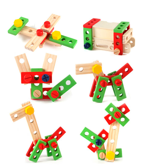 DS BS Kid's Wooden Play Hand Tool Set