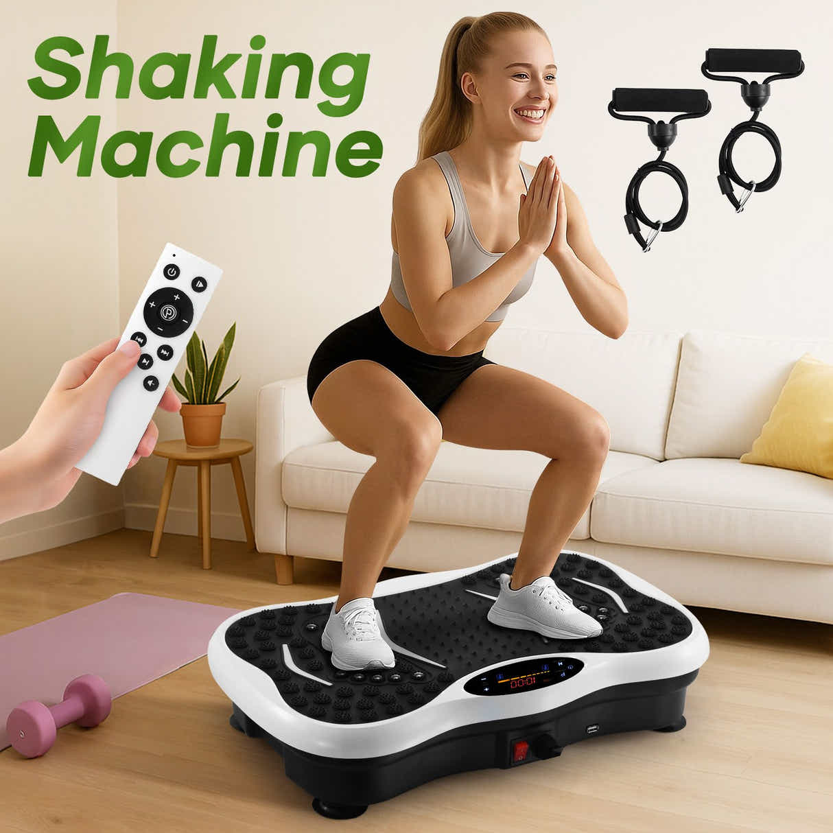 DS BD Vibration Platform Machine Plate Fitness Gym Exercise Vibrating Shaking