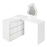 DS BD Vanity Dressing Table LED Lighted Mirror 3 Colour Lights 6 Drawer Chest