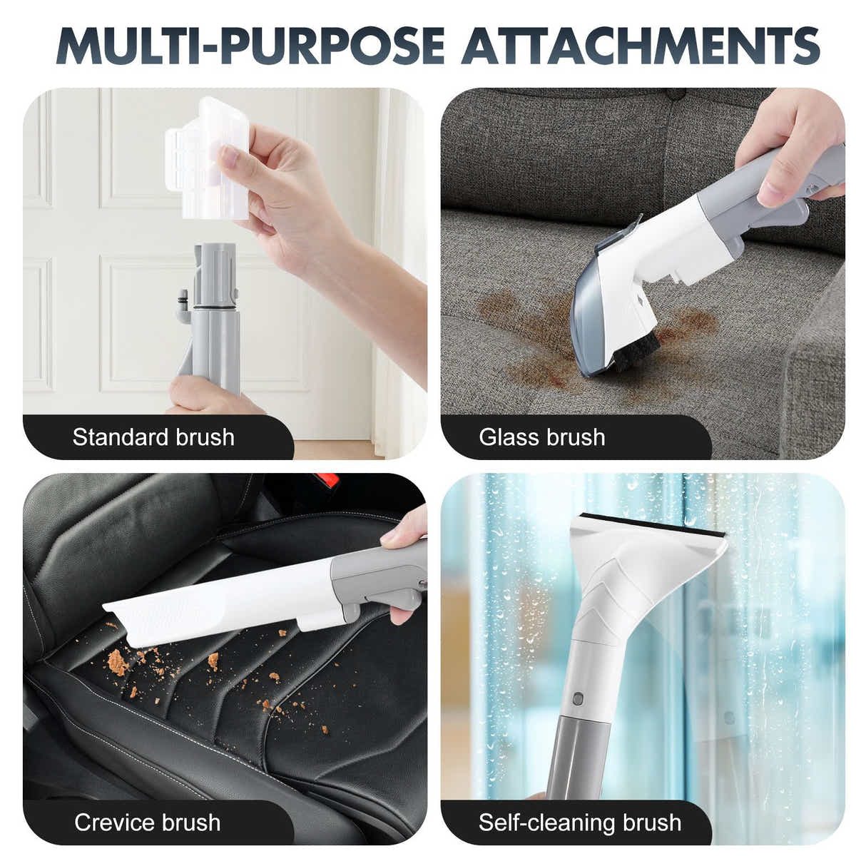DS BD Carpet Upholstery Cleaner Spot Vacuum Fabric Rechargeable Battery 2 Tanks