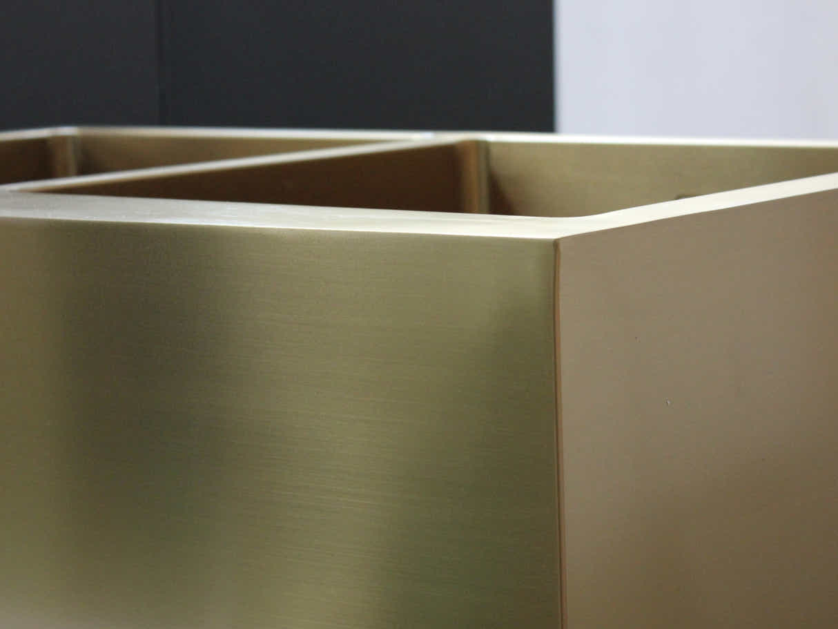Gold Stainless Steel Double Sink