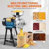 DS BD Electric Grain Mill Grinder Dry Wet Corn Rice Wheat Feed Milling 3000W