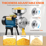 DS BD Electric Grain Mill Grinder Dry Wet Corn Rice Wheat Feed Milling 3000W