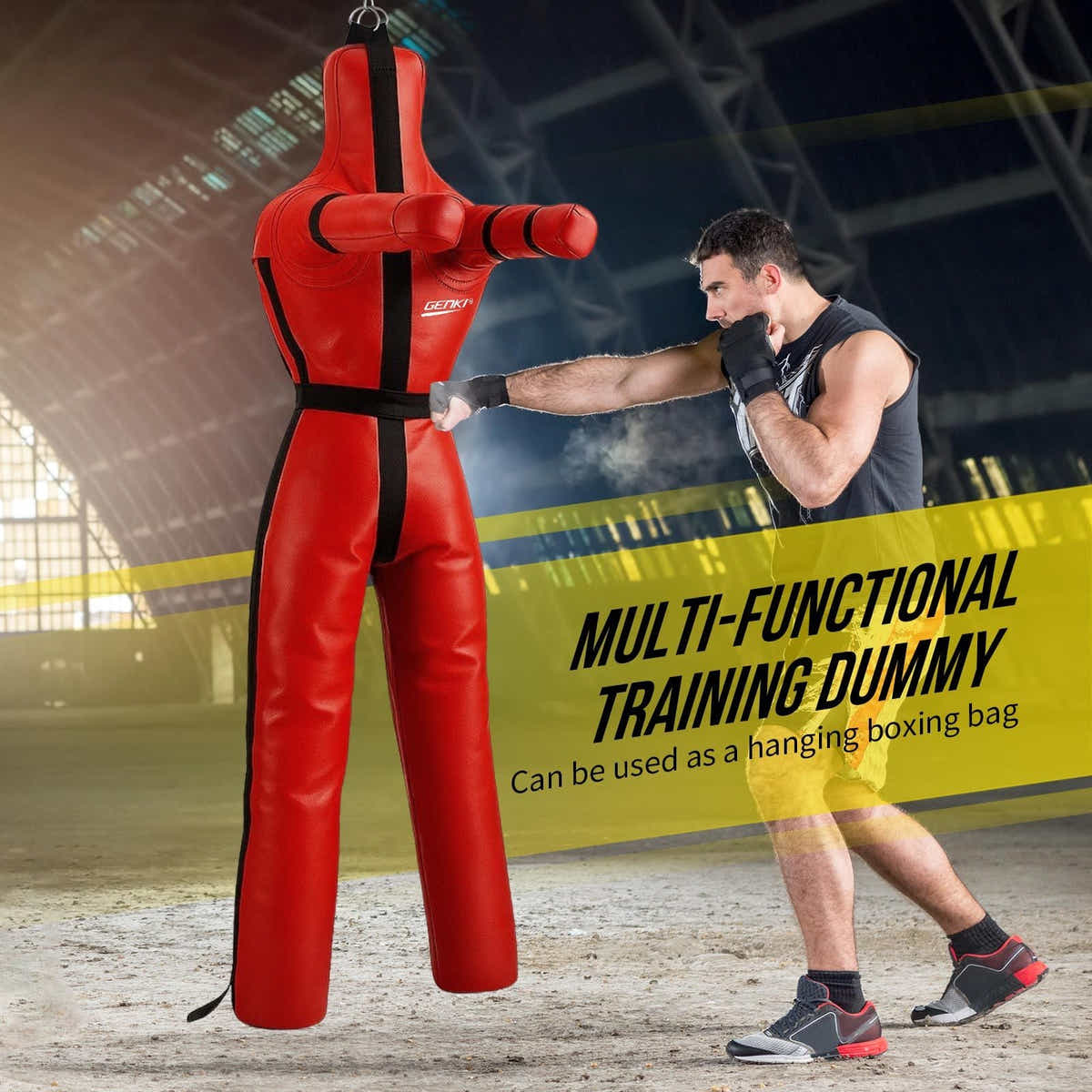 DS BD 180cm Grappling Dummy BJJ MMA Jiu Jitsu Boxing Punching Unfilled Judo