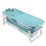 DS BD Large Bath Tub Soaking Water Spa Shower Foldable Bathroom Freestanding