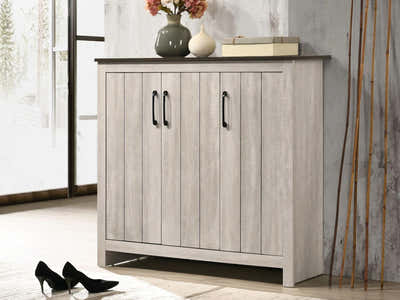 Lennart 3-Door Shoe Storage Cabinet