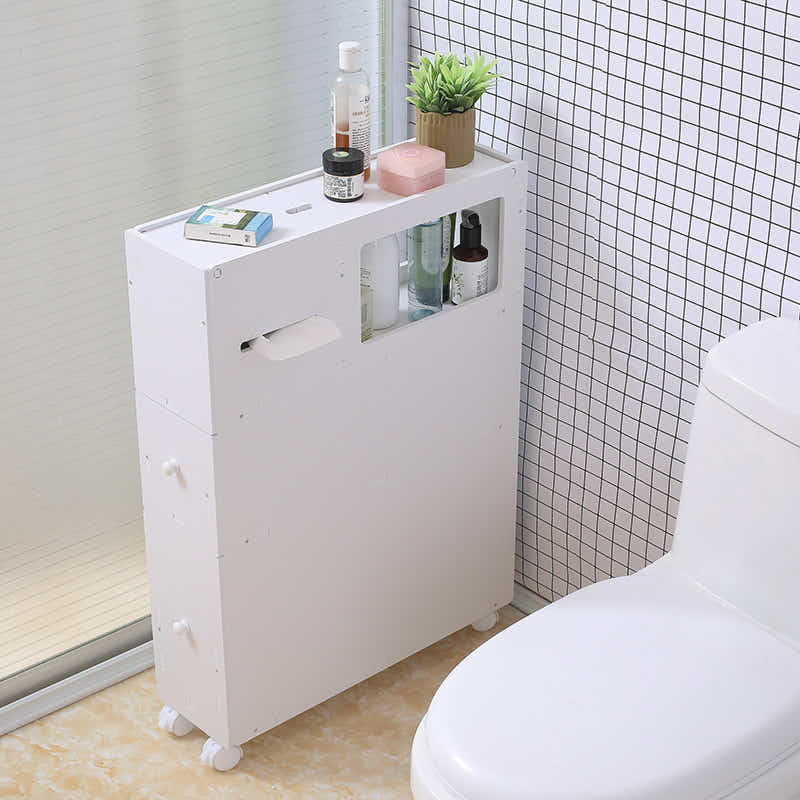 DS BS Slide-Out Bathroom Toilet Floor Cabinet