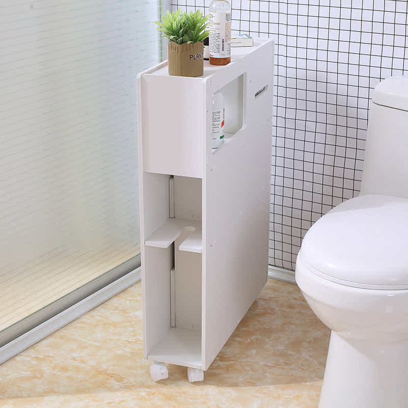DS BS Slide-Out Bathroom Toilet Floor Cabinet