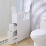 DS BS Slide-Out Bathroom Toilet Floor Cabinet
