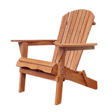 DS BD Folding Adirondack Chair Wood Patio Backyard Beach Lounge Garden Fire Pit