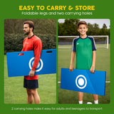 DS BD Soccer Ball Rebounder Board Kick Back Wall Sports Drills Training Aid