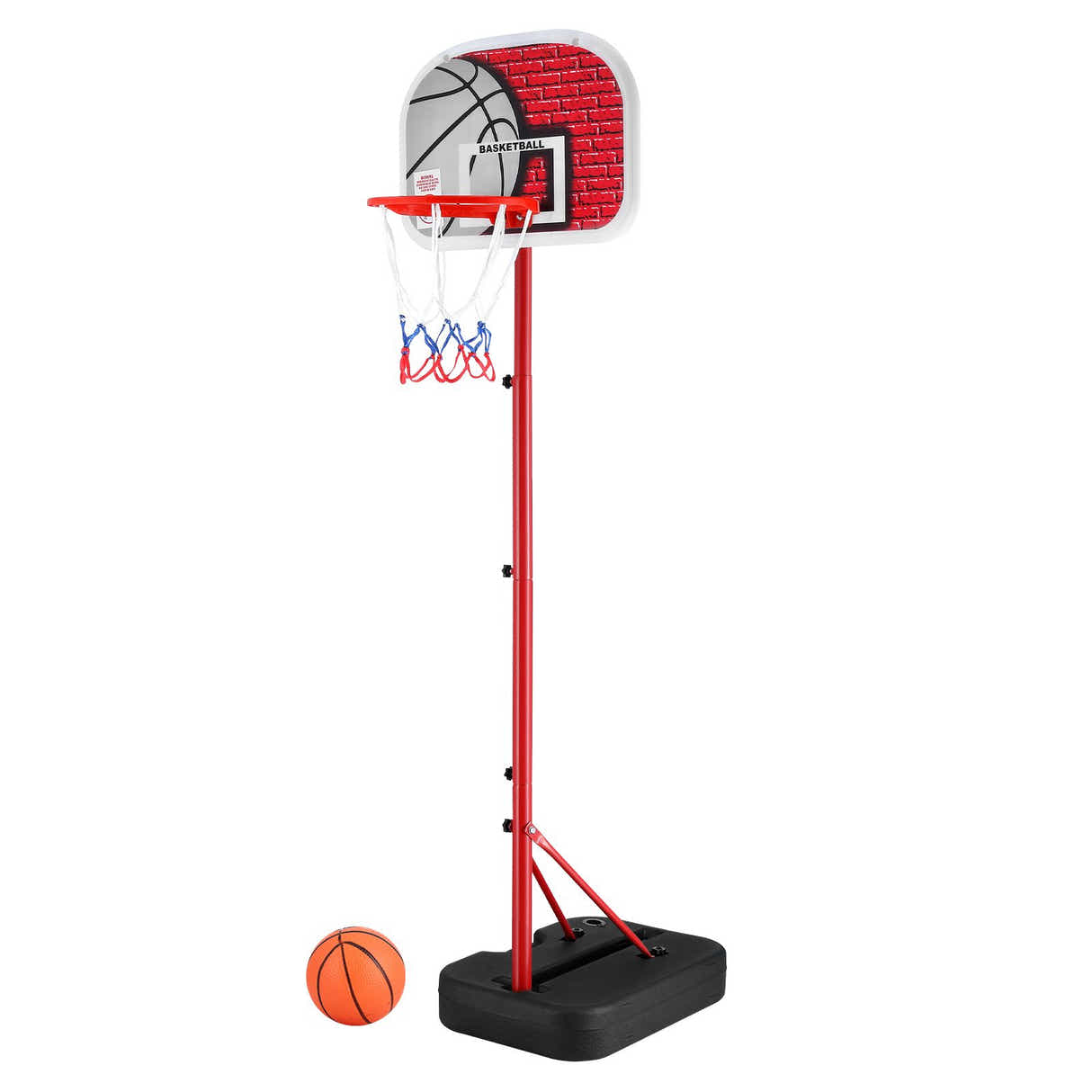 DS BD Basketball Hoop Stand System 1.15-1.6m Backboard Net Ring Rim Pro Goal