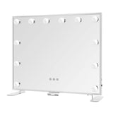 DS BD Hollywood Vanity Mirror 12 Lights Dimmable LED Bulbs Tabletop Lighted