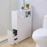 DS BS Slide-Out Bathroom Toilet Floor Cabinet