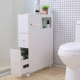 DS BS Slide-Out Bathroom Toilet Floor Cabinet