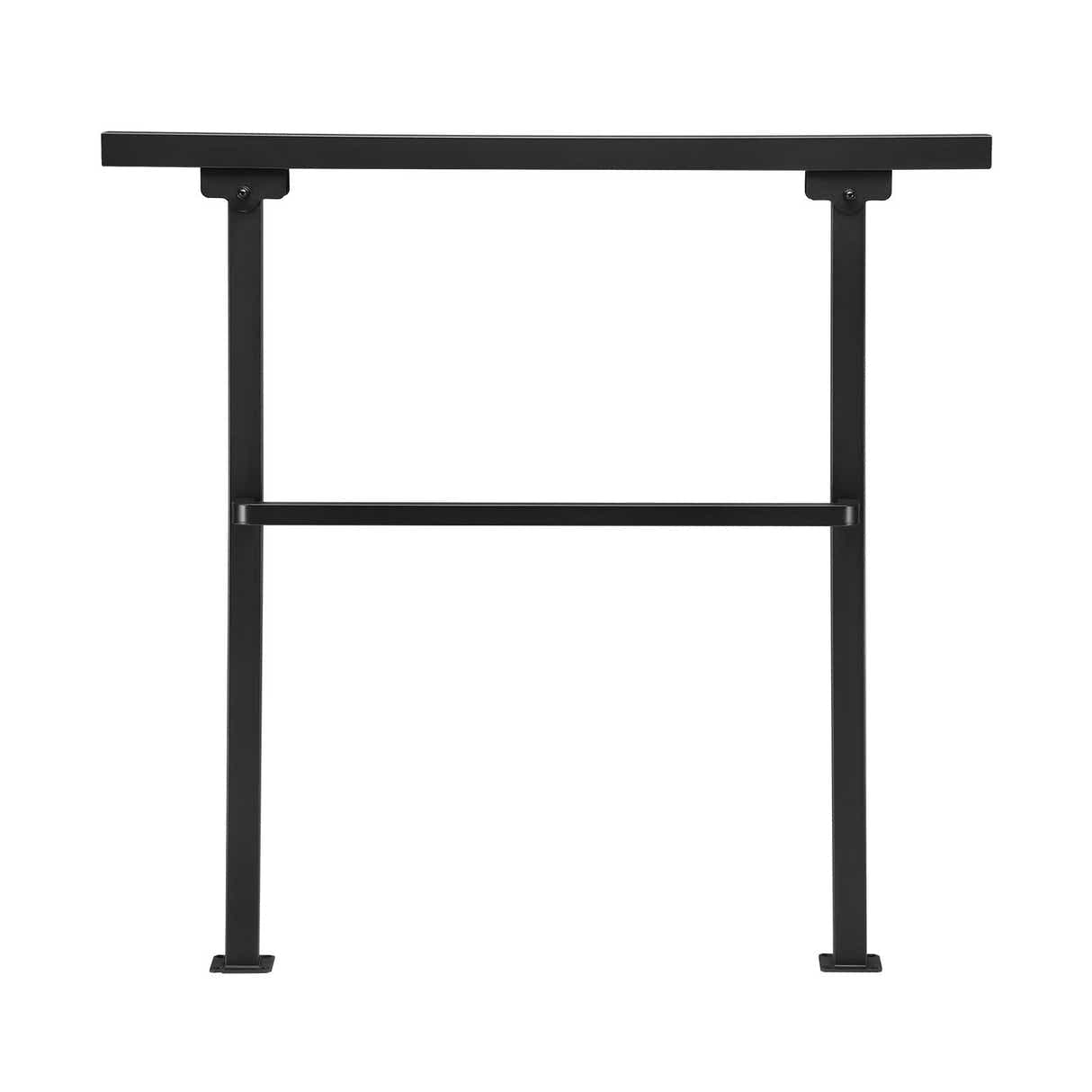 DS BD Stair Handrail Railings 4 to 5 Steps Safety Metal Guard Hand Rails Kit
