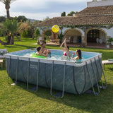 DS BD Bestway Above Ground Swimming Pool Set Rectangle 4.12x2.01x1.22m 8124L