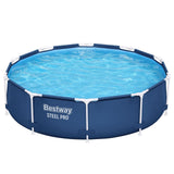 DS BD Bestway Round Pool Set Above Ground Swimming Pools Steel Pro Summer