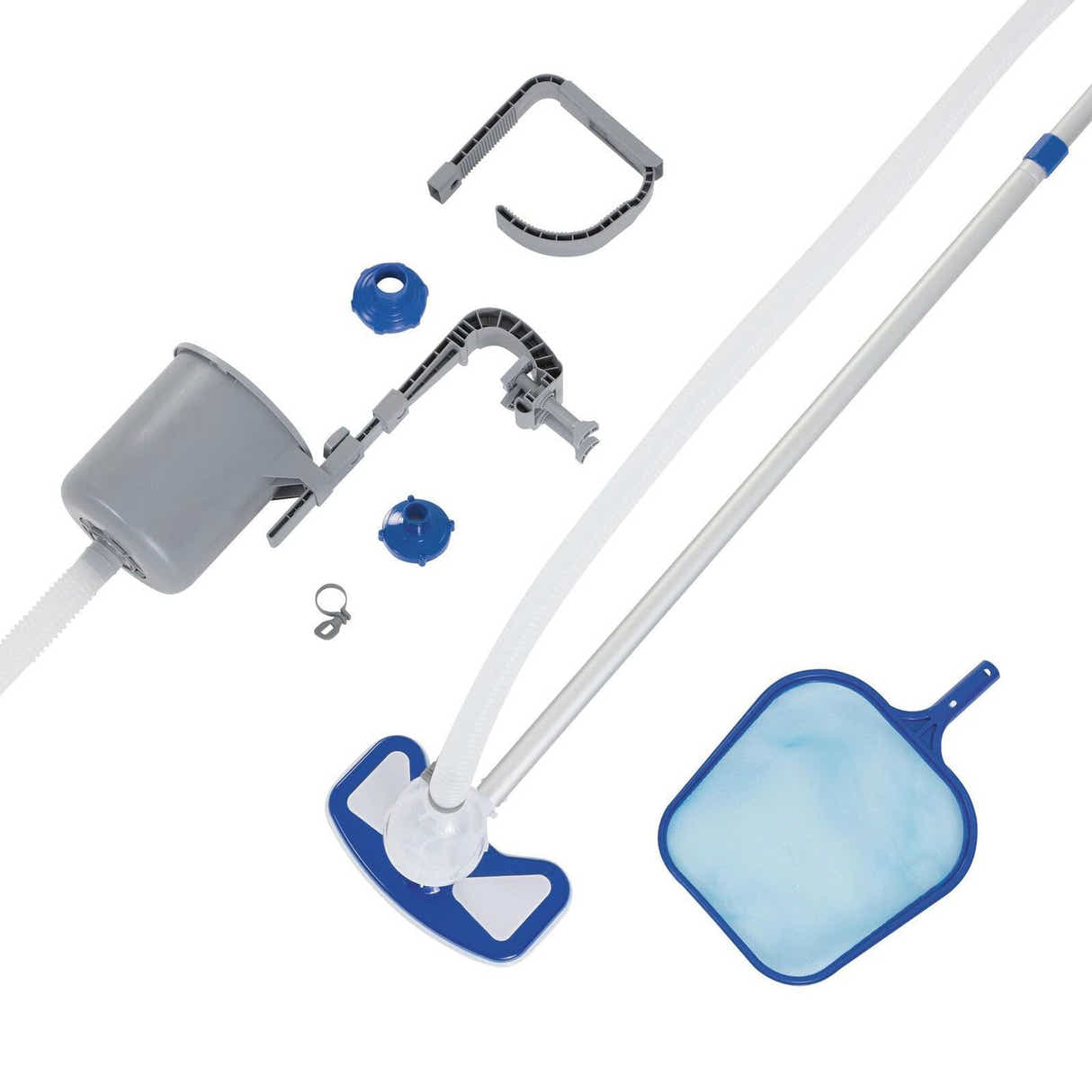 DS BD Bestway Swimming Pool Vacuum Cleaner Skimmer Maintenance Kit Floating Leaf