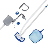 DS BD Bestway Swimming Pool Vacuum Cleaner Skimmer Maintenance Kit Floating Leaf