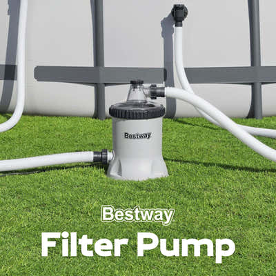 DS BD Bestway Pool Filter Pump System Above Ground SwimmingPools Cleaner 5678L/H