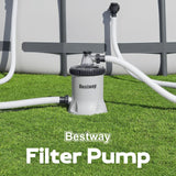DS BD Bestway Pool Filter Pump System Above Ground SwimmingPools Cleaner 5678L/H
