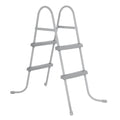 DS BD Bestway Above Ground Pool Ladder 2 Step Steel Frame Removable Stairs 84cm