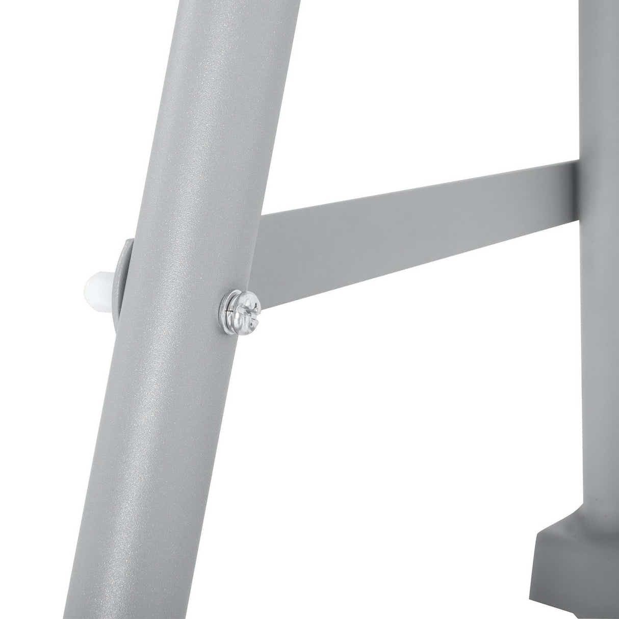 DS BD Bestway Pool Ladder Above Ground Swimming Steps Stairs Steel Frame Deluxe