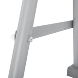 DS BD Bestway Pool Ladder Above Ground Swimming Steps Stairs Steel Frame Deluxe