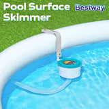DS BD Bestway Swimming Pool Skimmer Surface Leaf Debris Cleaner Inflatable Above