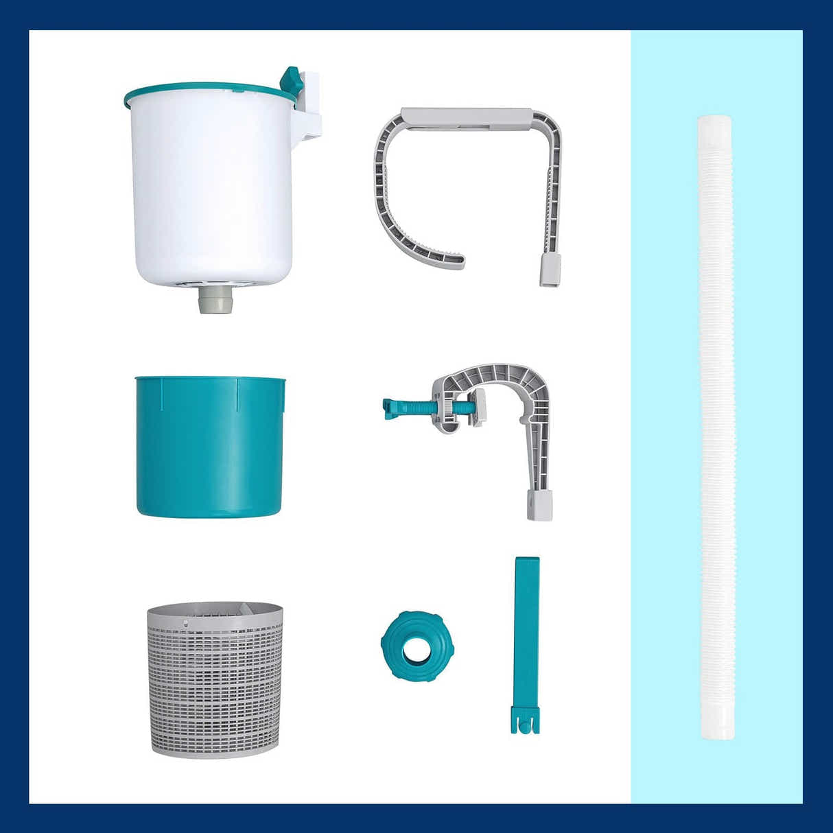 DS BD Bestway Swimming Pool Skimmer Surface Leaf Debris Cleaner Inflatable Above