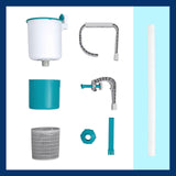 DS BD Bestway Swimming Pool Skimmer Surface Leaf Debris Cleaner Inflatable Above
