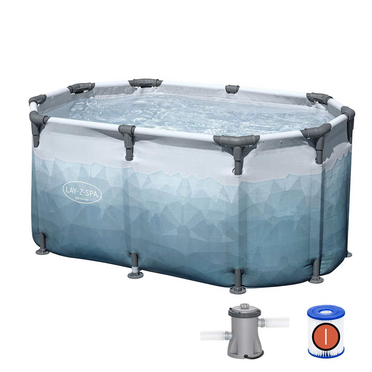 DS BD Bestway Bathtub Freestanding Recovery Spa Ice Bath Tub Massage Athletes