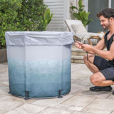 DS BD Bestway Ice Bath Tub 253L Freestanding Recovery Spa Bathtub Massage