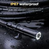 DS BD Endoscope Inspection Camera Snake Borescope Tools 8 LED Lights HD 1080P