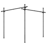 DS BD Room Divider Curtain Rod No Drill Tension Wall Partition Separator Privacy