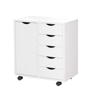 DS BD 5 Drawer File Cabinet Mobile Desk Filing DocumentOrganiser Side Chest Home