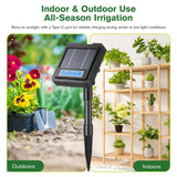 DS BD Solar Irrigation Auto Garden Watering System Automatic Deep Drip Kit DIY