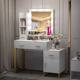 DS BD Hollywood Mirror Makeup Table Vanity Dressing Desk Dresser Bedroom