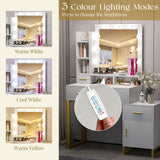 DS BD Hollywood Mirror Makeup Table Vanity Dressing Desk Dresser Bedroom
