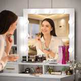 DS BD Hollywood Mirror Makeup Table Vanity Dressing Desk Dresser Bedroom