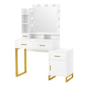 DS BD Hollywood Mirror Makeup Table Vanity Dressing Desk Dresser Bedroom