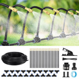 DS BD Drip Irrigation System 25m AutomaticGarden Watering Misting Kit 360 Degree